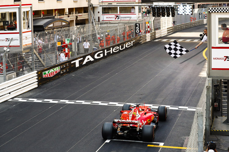 Sebastian Vettel durfte in Monte Carlo seinen dritten Saisonsieg feiern