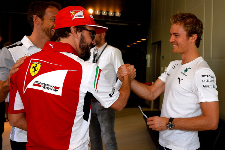 Nico Rosberg: Aufmunterung von Jenson Button und Fernando Alonso