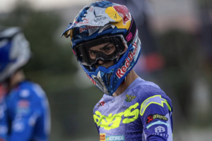 Andrea Adamo trainiert derzeit mit dem 450er-Bike)