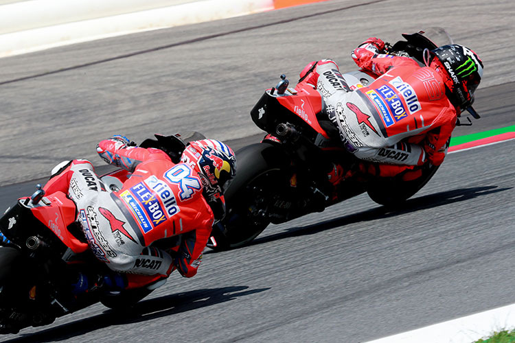 Ducati-Duell: Jorge Lorenzo gegen Andrea Dovizioso