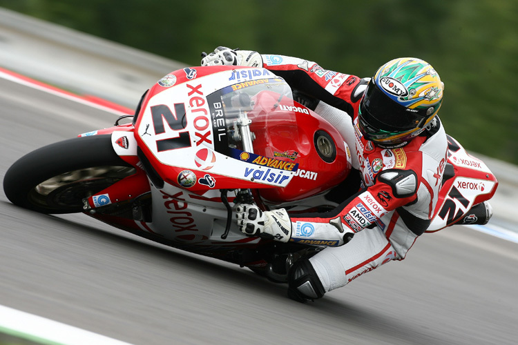 Troy Bayliss fuhr 2008 Pole in Brünn