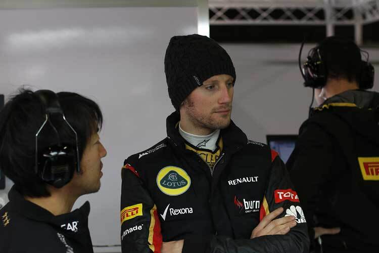 Romain Grosjean fühlt sich wohl bei Lotus