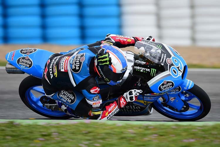 Jorge Navarro auf seiner Honda in Jerez