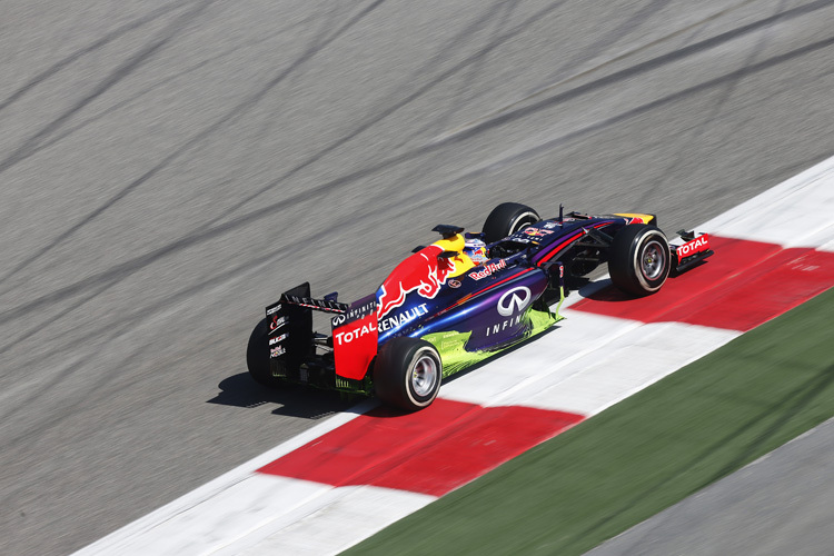Datenjagd: Daniel Ricciardo war mit der zählflüssigen Flow-viz-Farbe unterwegs