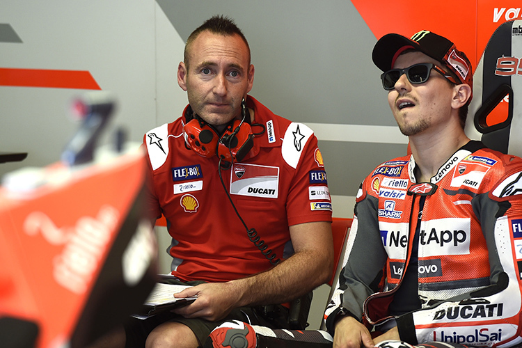 Christian Gabarrini mit Jorge Lorenzo