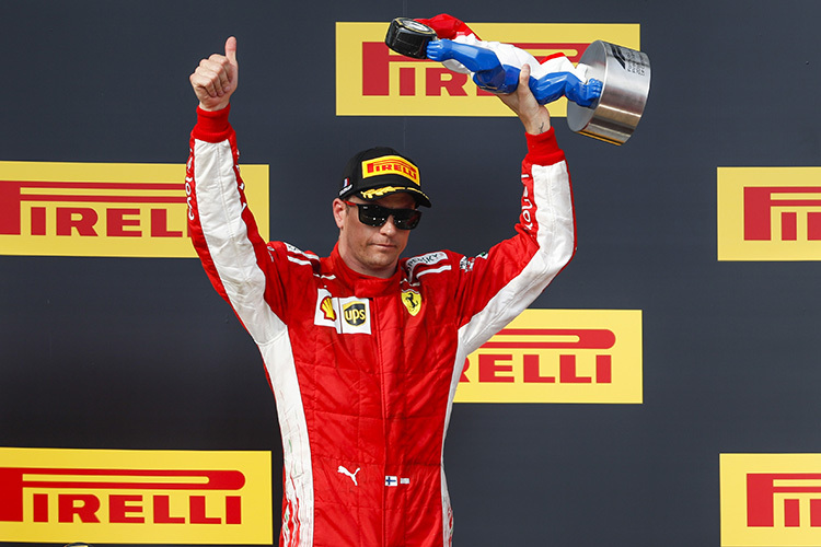 Kimi Räikkönen: Dritter im Grossen Preis von Frankreich
