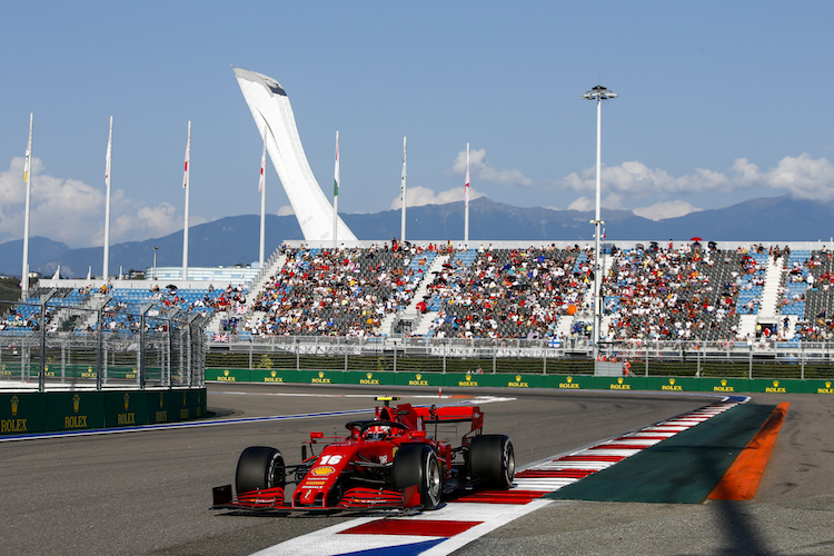 Charles Leclerc 2020 in Sotschi