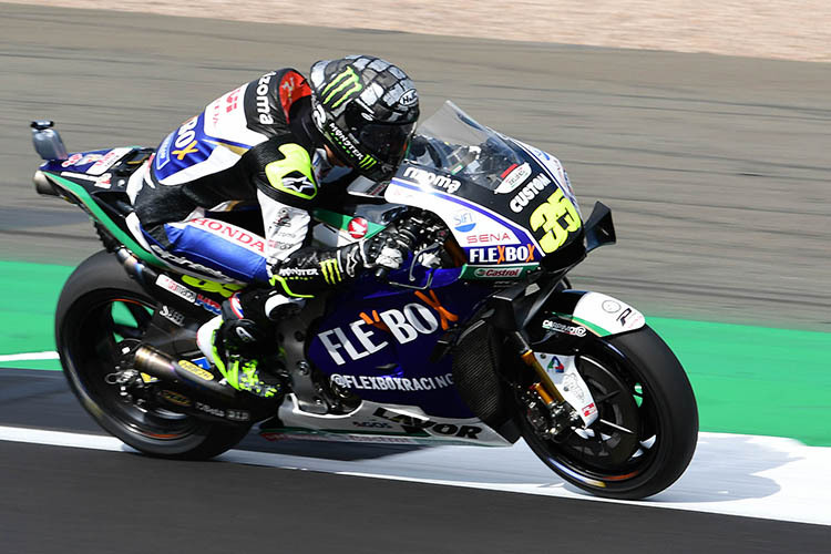 Cal Crutchlow auf der LCR-Honda in England