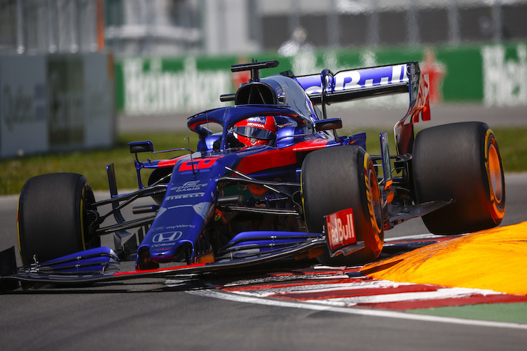 Daniil Kvyat in Montreal