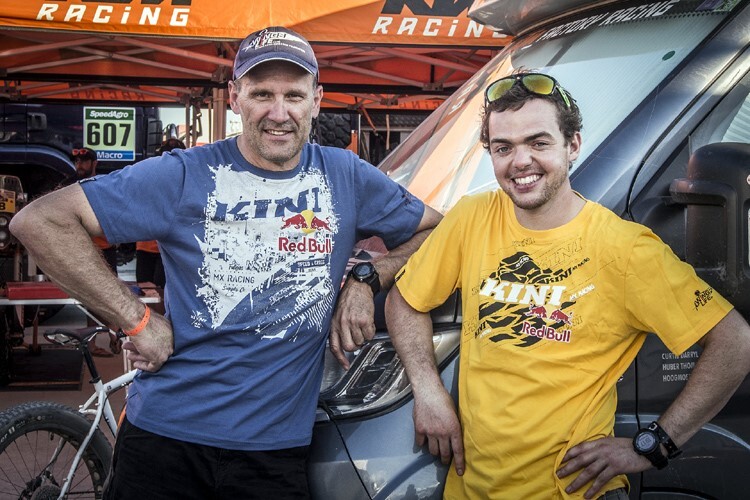 Heinz Kinigadner und Matthias Walkner - Rallye Dakar 2015