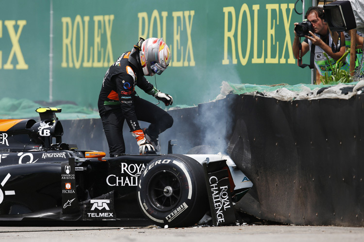 Daniel Juncadella nach seinem Missgeschick