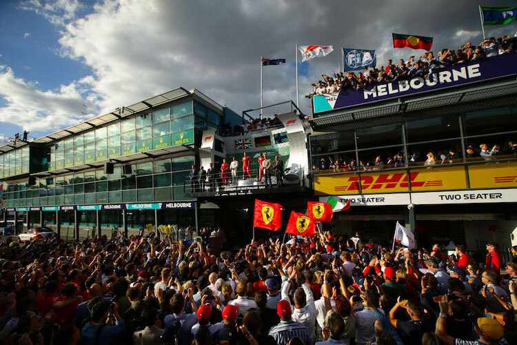 Die Fans freuen sich aufs Rennen in Melbourne