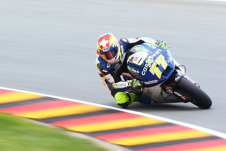 Dominique Aegerter zeigte auf dem Sachsenring seine bisher beste Performance