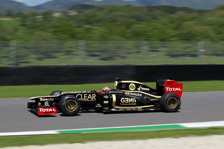 Romain Grosjean beim Test in Mugello