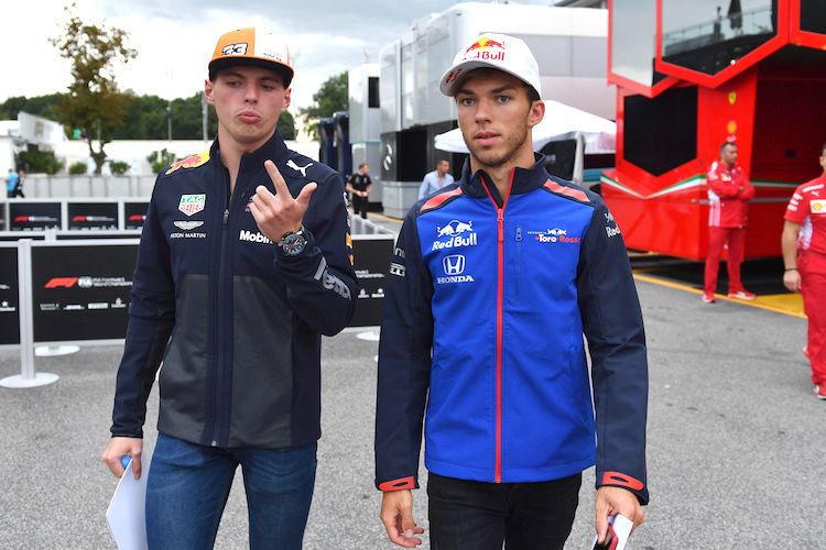 Max Verstappen und Pierre Gasly