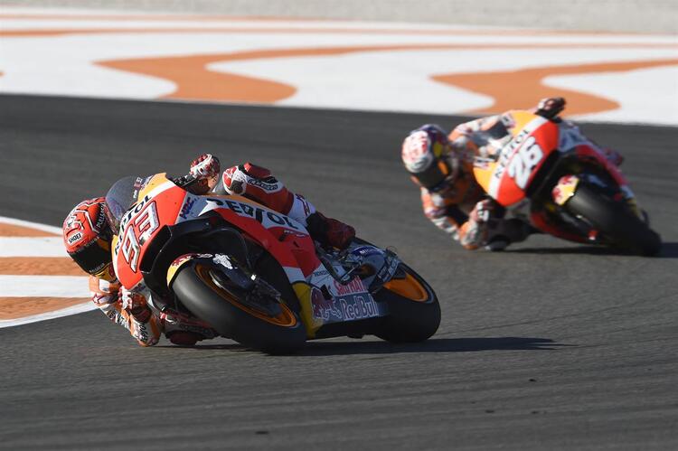 MotoGP-Weltmeister Marc Márquez und Dani Pedrosa