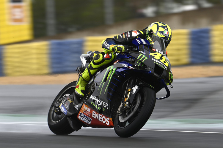 Valentino Rossi auf seiner Yamaha