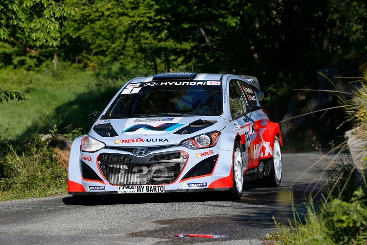 Bran Bouffier bei der Rallye d'Antibes