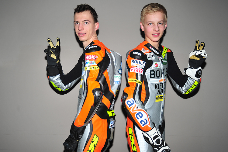 Toni Finsterbusch und Florian Alt: Die Kiefer-Teamkollegen von 2013 treffen sich 2014 wieder in der Moto2-CEV