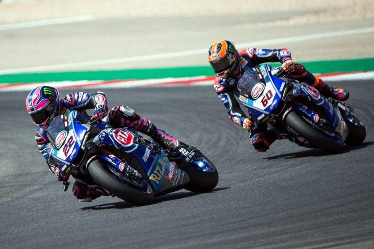 Die Yamaha-Werkspiloten Alex Lowes und Michael van der Mark