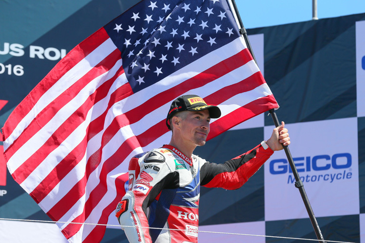 Mit den Rängen 3 und 5 holte Nicky Hayden in Laguna Seca die zweitmeisten Punkte