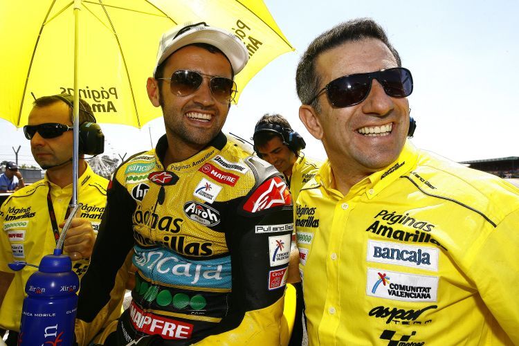 Barbera mit Teamchef Martinez: Wie in Le Mans in die Top-10?