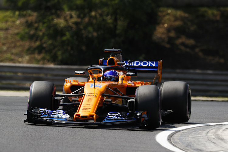 Fernando Alonso auf dem Hungaroring