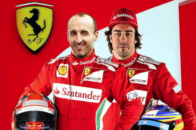 So hätte Ferrari 2012 antreten sollen: mit Robert Kubica und Fernando Alonso