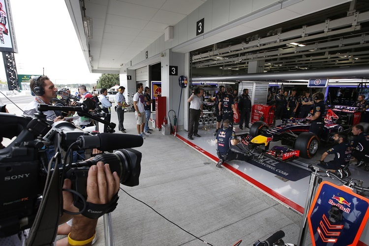 In der Red-Bull-Racing-Garage