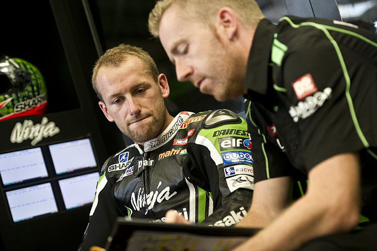 Tom Sykes und sein Cheftechniker