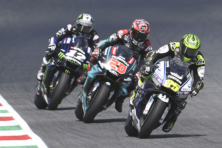 Crutchlow vor Quartararo und Vinales