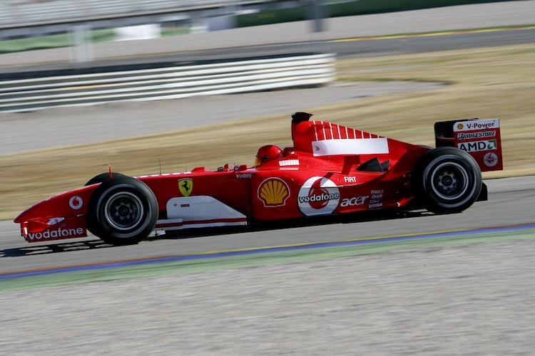Valentino Rossi testete bereits 2006 im Ferrari