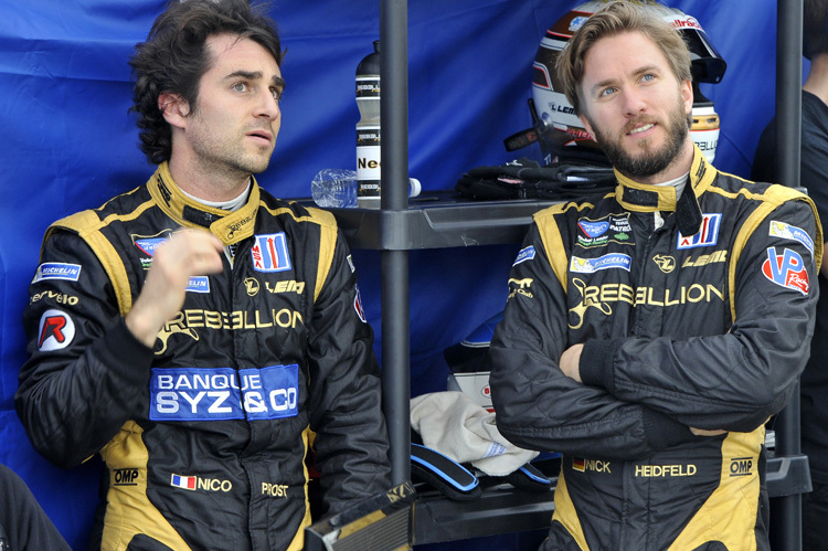 Nick Heidfeld und Nico Prost (li.)