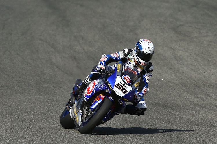 Sylvain Guintoli war mit der Abstimmung seiner Yamaha R1 in Jerez sehr zufrieden
