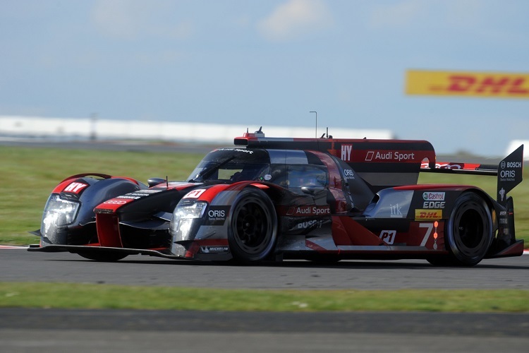 Der  Skidblock des Audi R18 #7 hatte sich zu stark abgenutzt