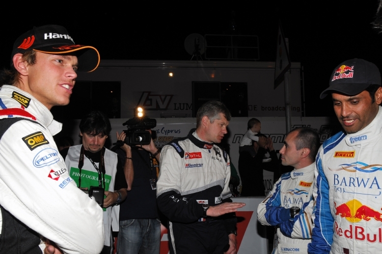 Mikkelsen (l.) und Al-Attiyah (r.)