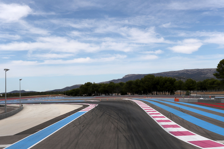 Am Circuit Paul Ricard in Le Castellet werden derzeit die Zuschauer-Tribünen für das Formel-1-Wochenende im Juni 2018 errichtet