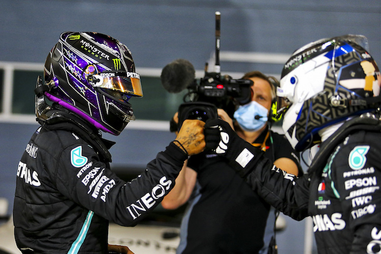 Lewis Hamilton und Valtteri Bottas