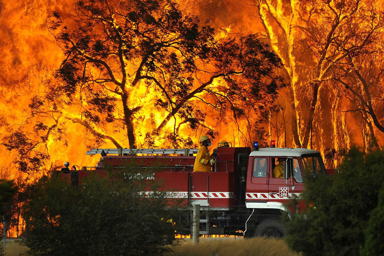 Feuer ist in Australien ein grosses Problem