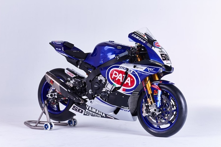 So sieht die Pata Yamaha von Sylvain Guintoli aus