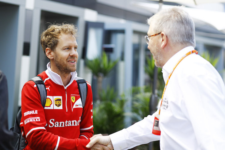Sebastian Vettel und Ross Brawn