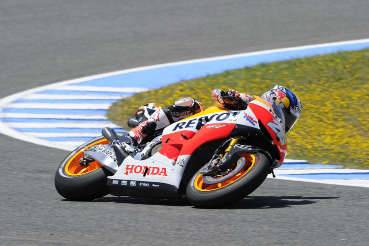 Dani Pedrosa beim Jerez-Test im März