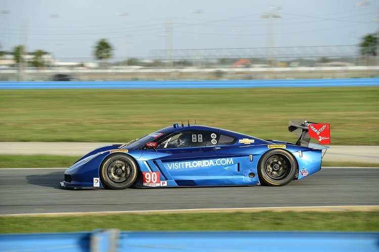 Gut zu erkennen: In Daytona fahren die DP ohne Diffusor