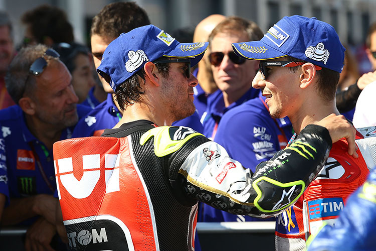 Cal Crutchlow mit Jorge Lorenzo