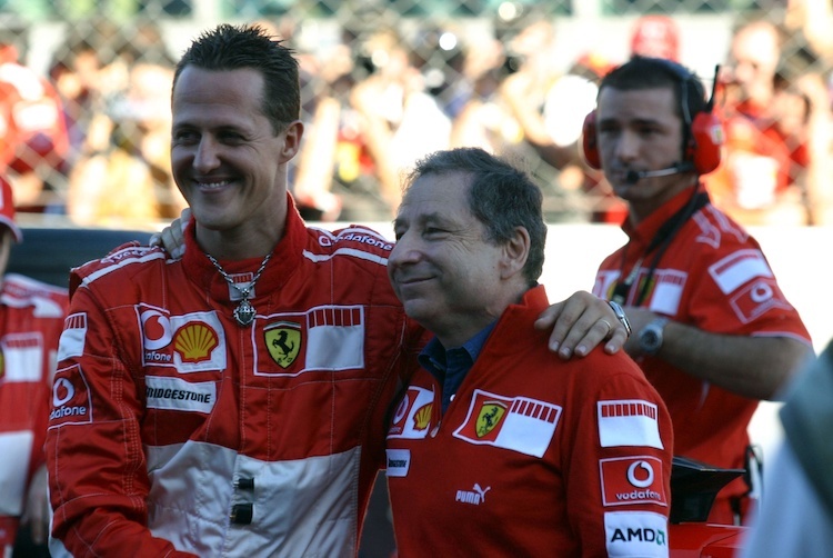Jean Todt mit Michael Schumacher