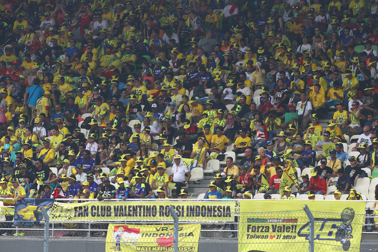 Sepang: Rossi-Fans aus Südostasien bevölkerten die Tribünen