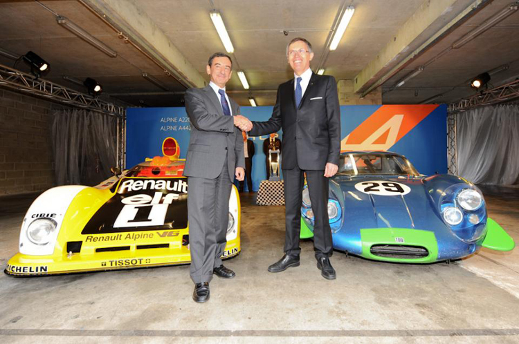 ACO-Präsident Fillion mit Renault-Manager Tavarés