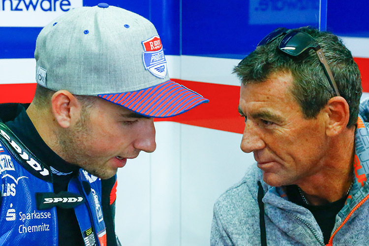 Troy Corser mit Jakub Kornfeil