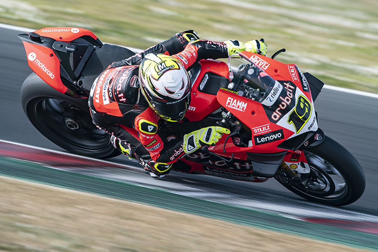 Alvaro Bautista fuhr in Misano Bestzeit