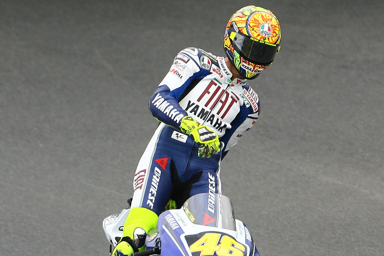 Rossi geht vor einem Rennen seit Jahren dieselben Bewegungsabläufe durch